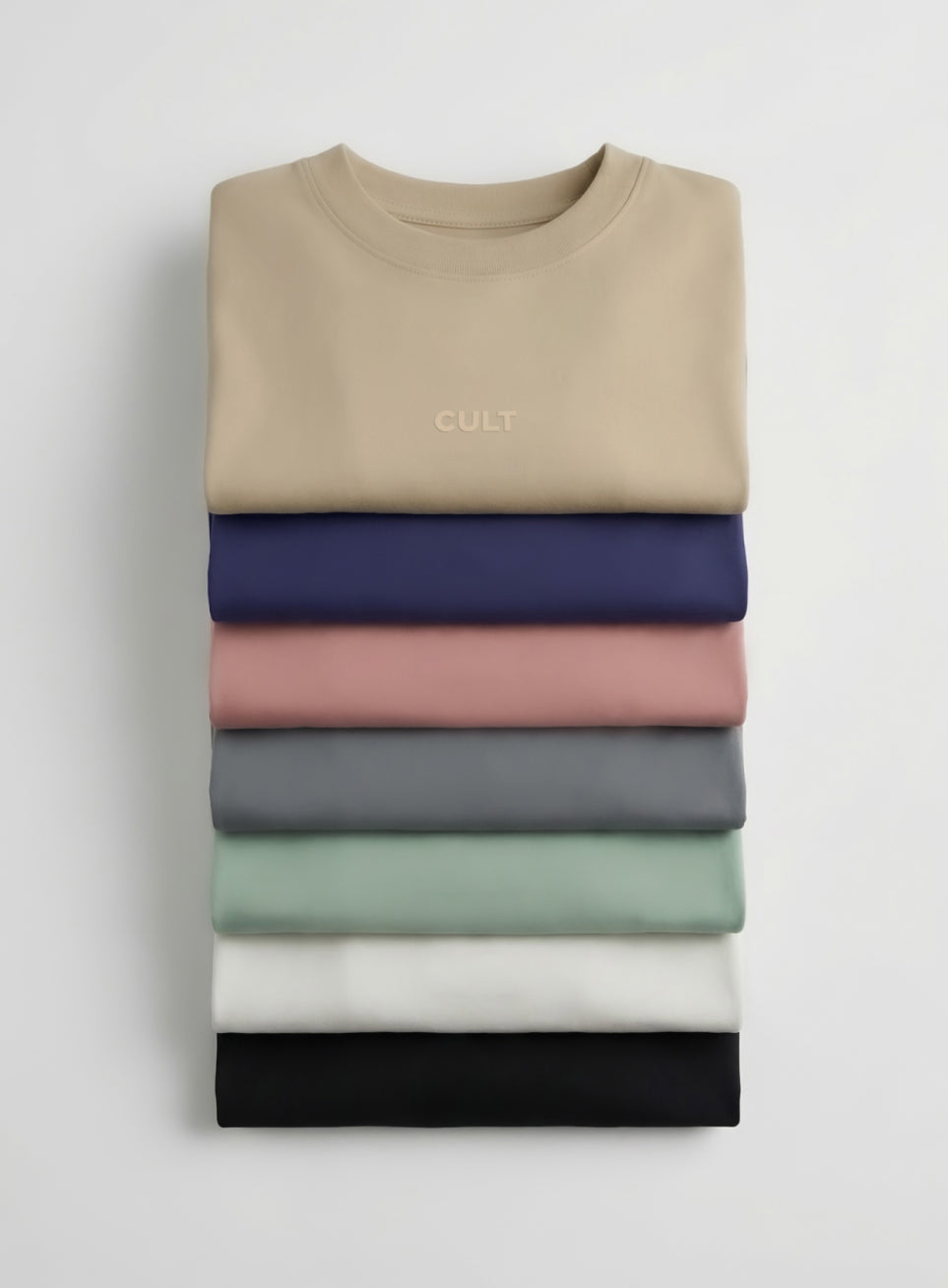 Men's Beige Soft Form Oversized T-shirt