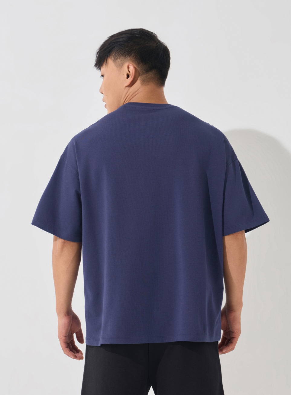 Men's Navy Soft Form Oversized T-shirt