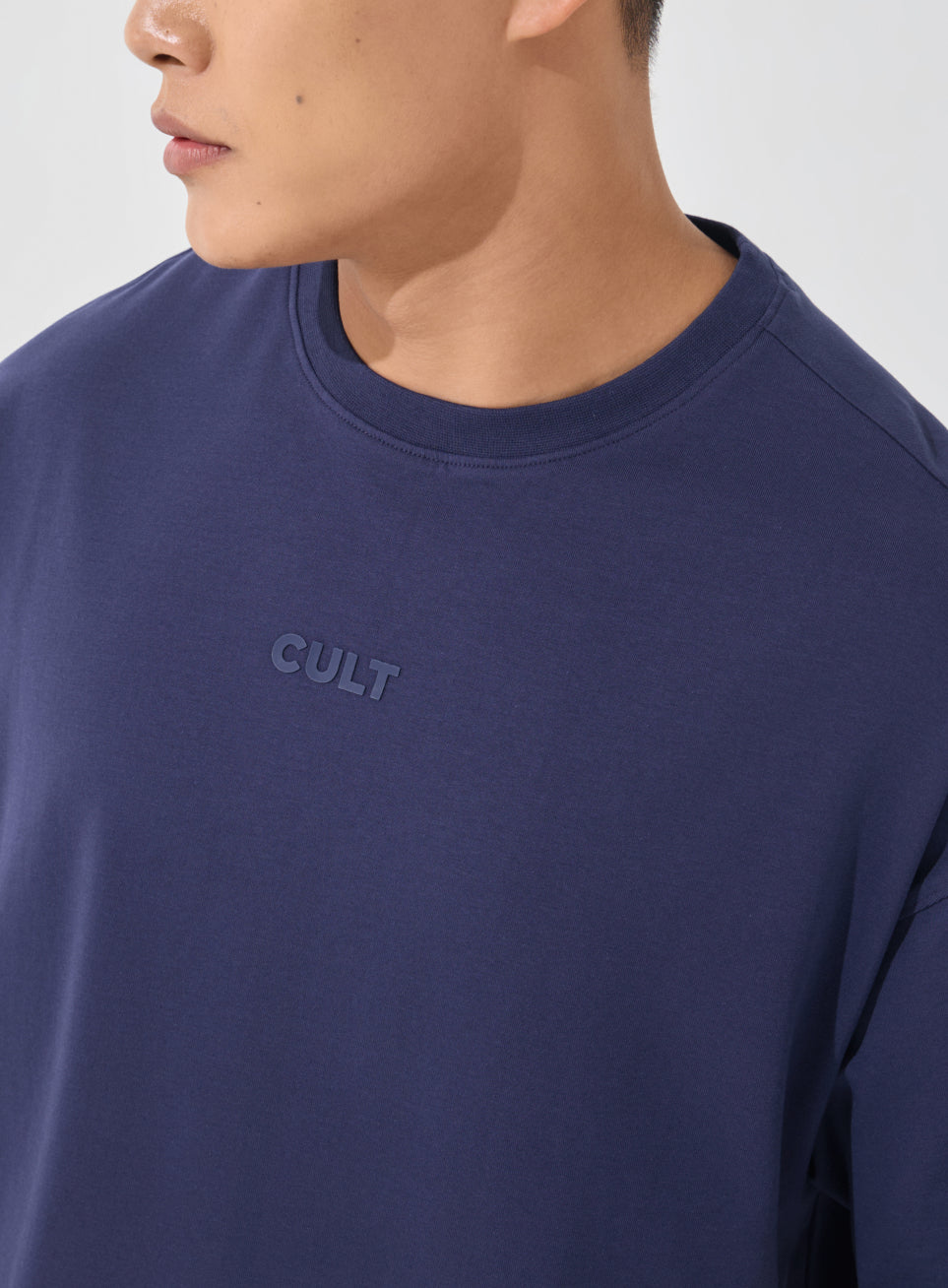 Men's Navy Soft Form Oversized T-shirt
