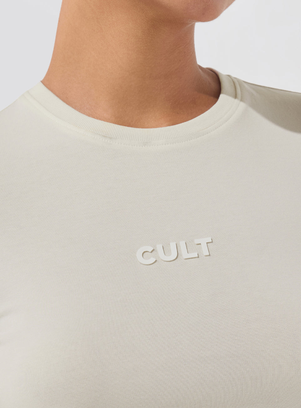 Women's Off-White Soft Form Snug T-shirt