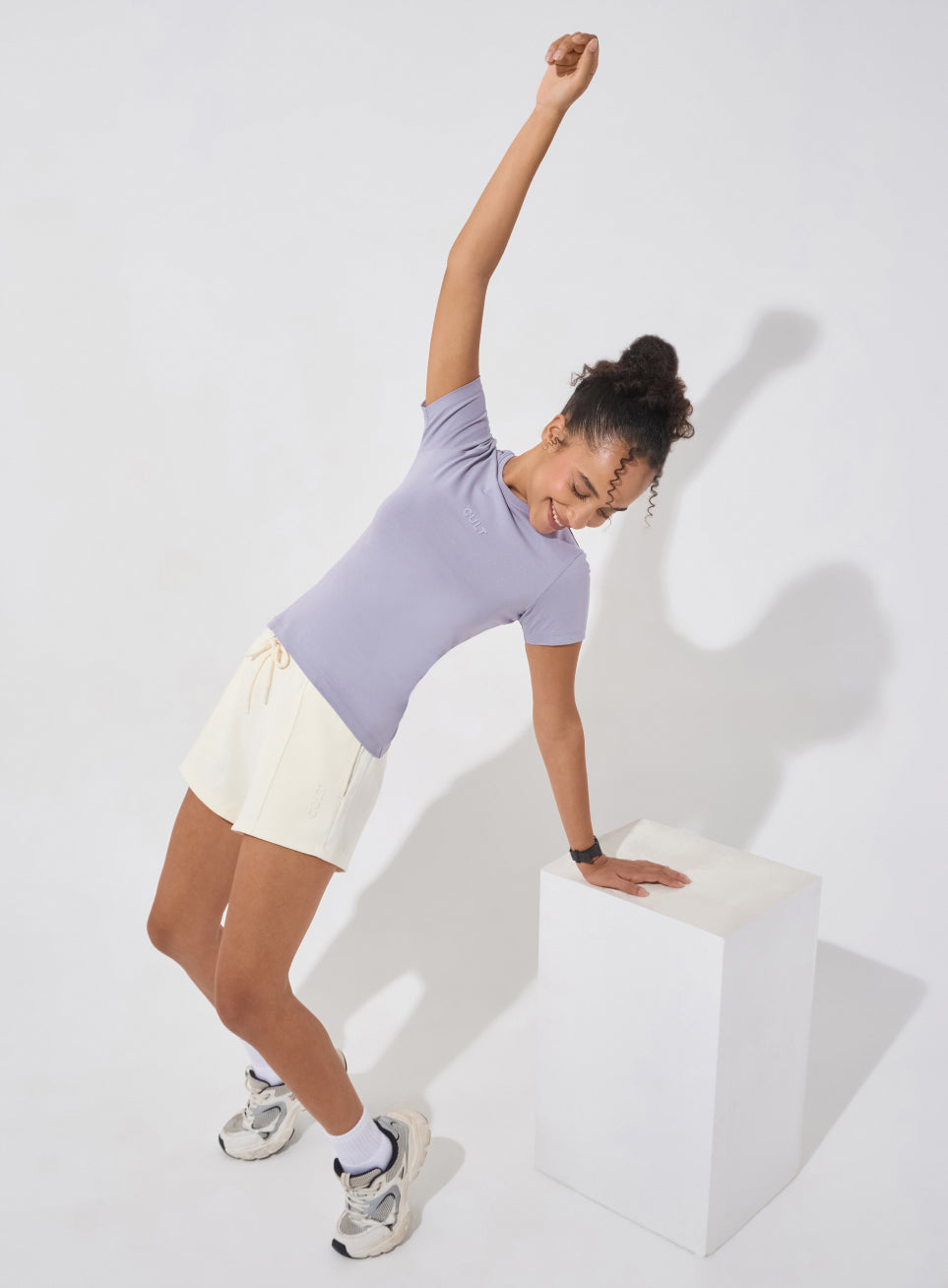 Women's Purple Soft Form Snug T-shirt