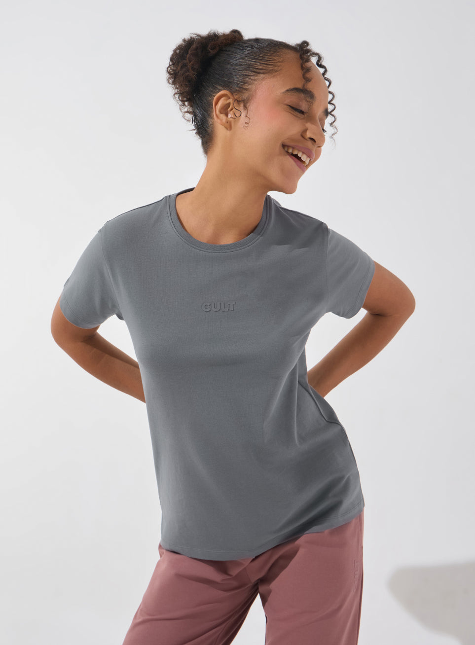 Women's Dark Grey Soft Form Classic T-shirt