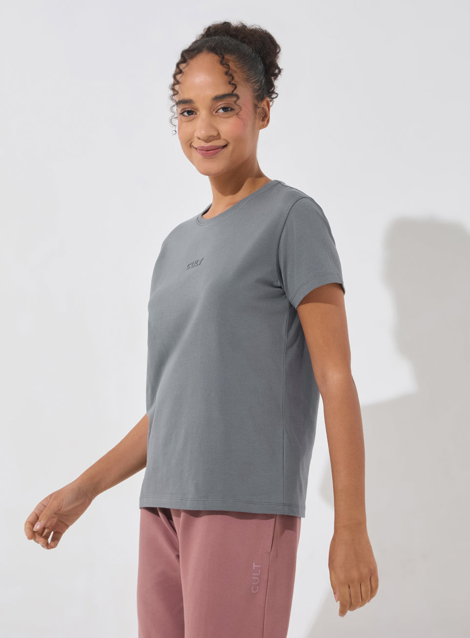 Women's Dark Grey Soft Form Classic T-shirt