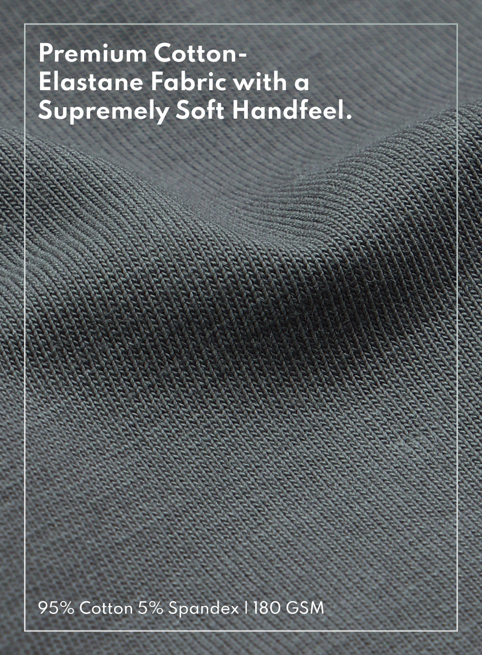 Women's Dark Grey Soft Form V-Neck T-shirt