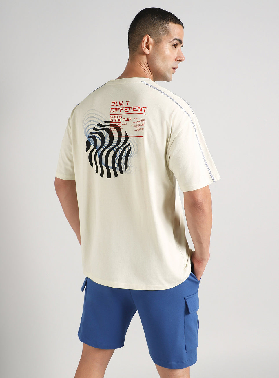 Men's Off White Built Different Oversized Fit T-shirt