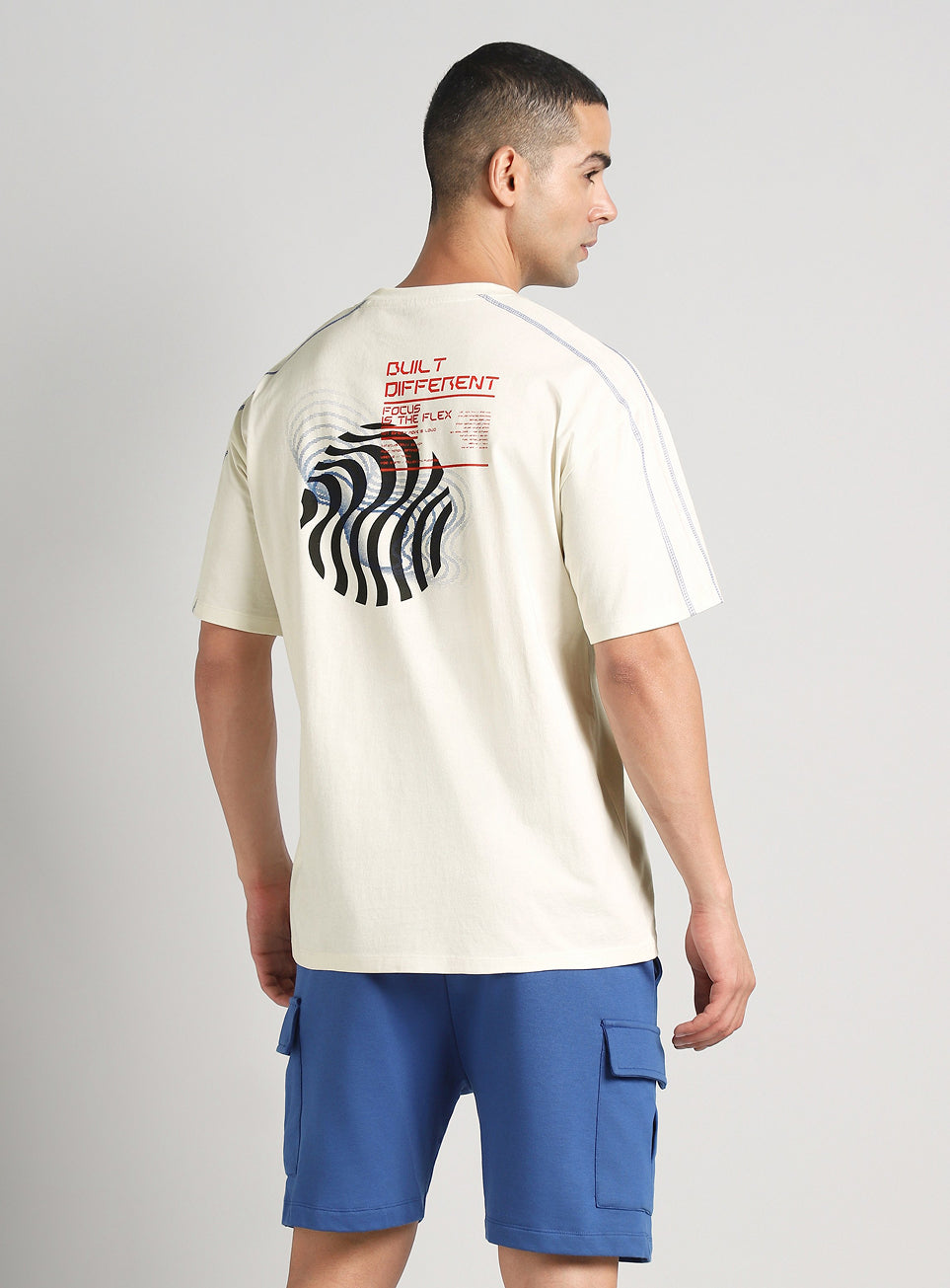 Men's Off White Built Different Oversized Fit T-shirt