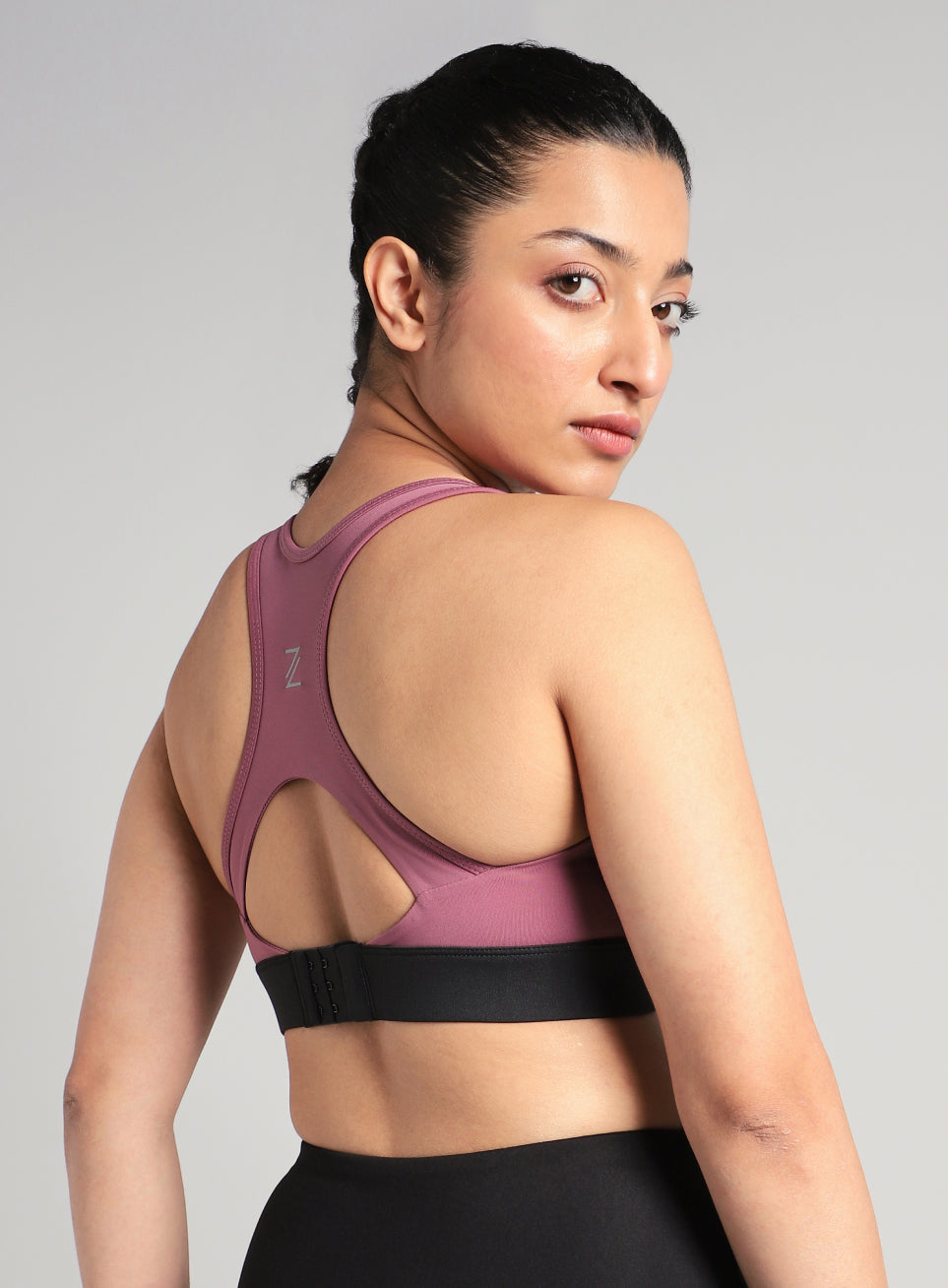 Women's Pink Run Forward High Support Bra