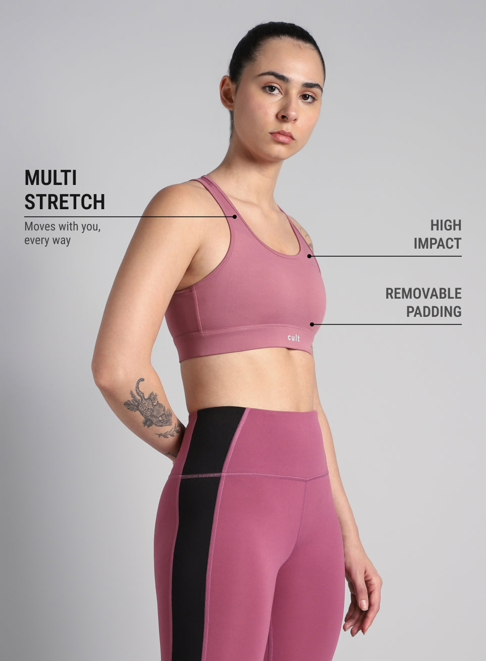 Women's Pink Training Champion Bra