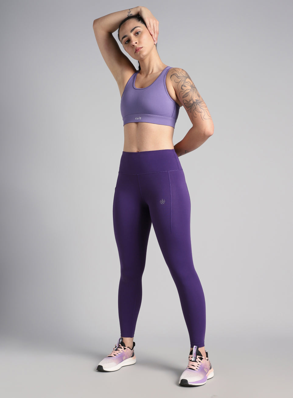 Women's Cult Purple Racerback Hook Bra