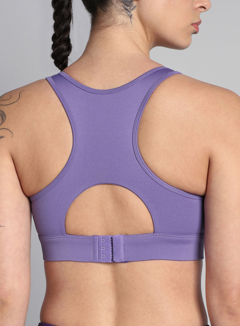 Women's Cult Purple Racerback Hook Bra