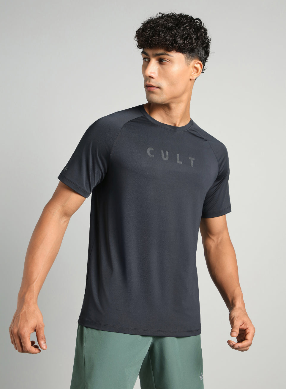 Men's Black Pro Run Athlete T-shirt