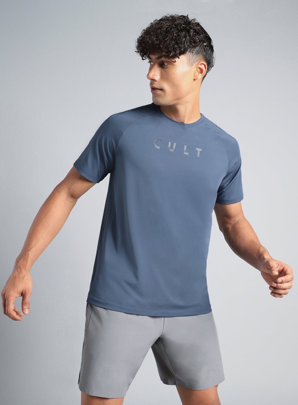 Men's Blue Pro Run Athlete T-shirt