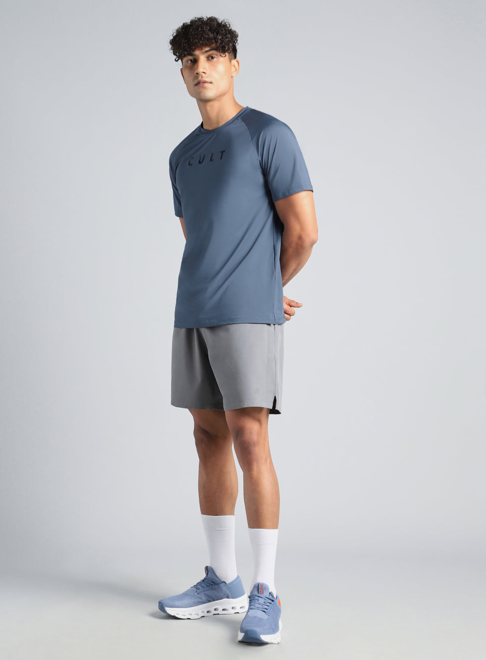 Men's Blue Pro Run Athlete T-shirt