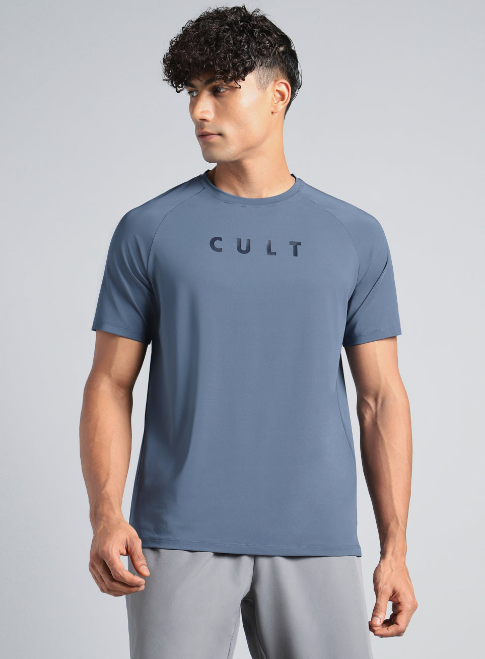 Men's Blue Pro Run Athlete T-shirt