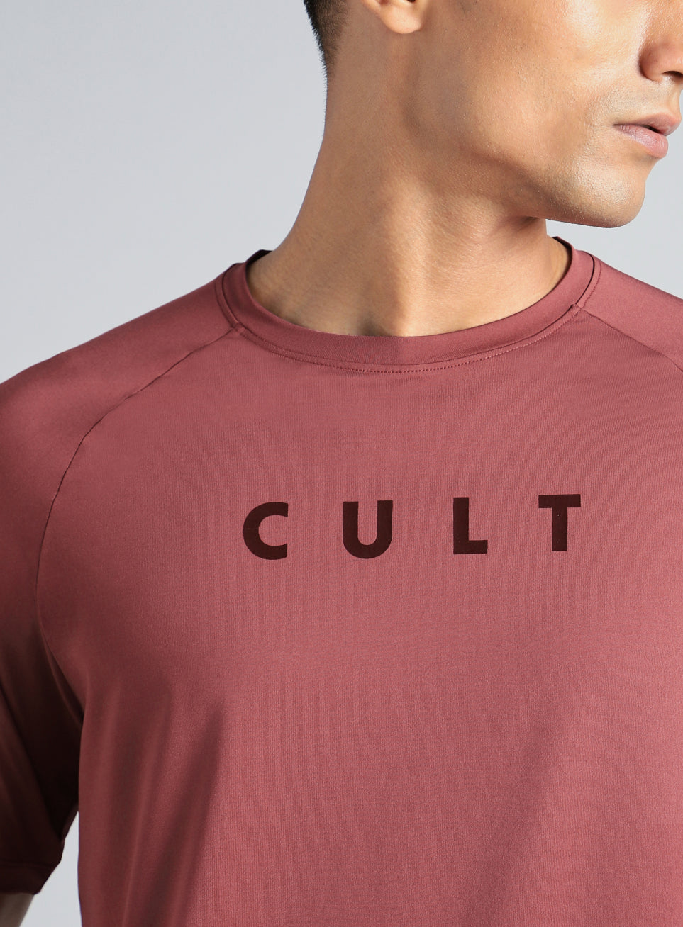 Men's Maroon Pro Run Athlete T-shirt