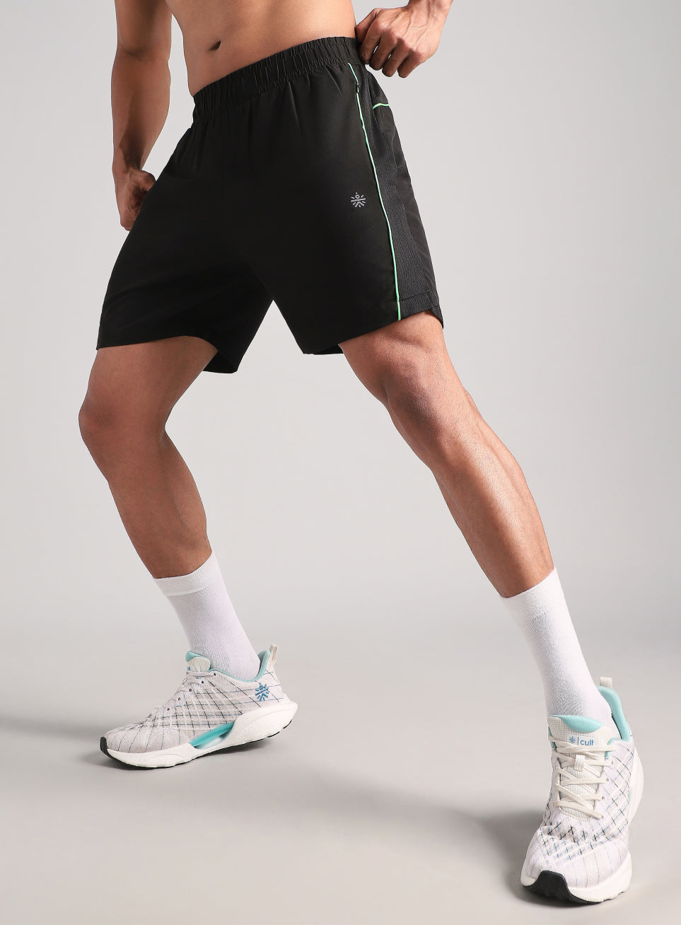 Men's Black Runner's Sprint Shorts