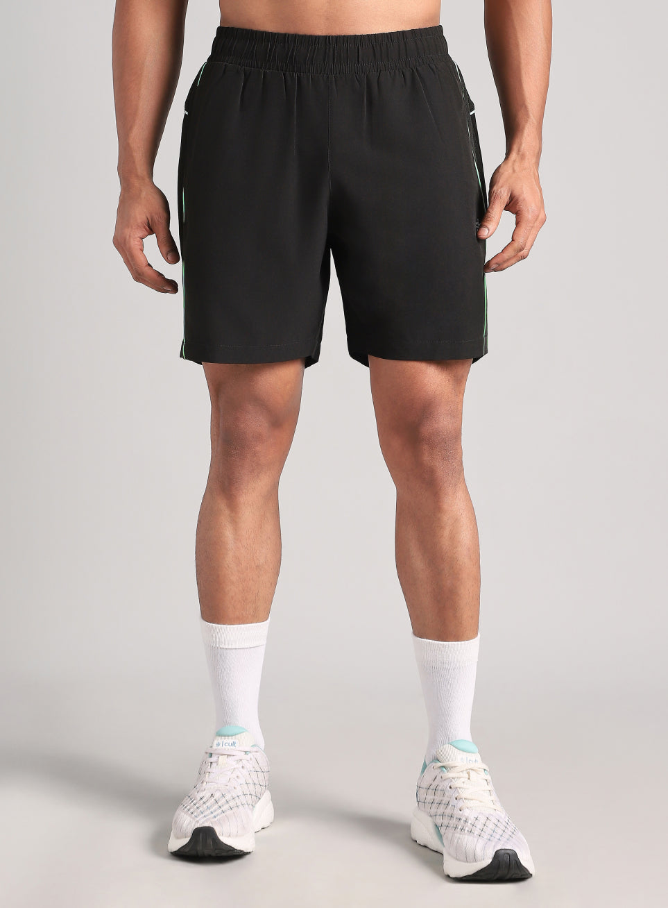 Men's Black Runner's Sprint Shorts