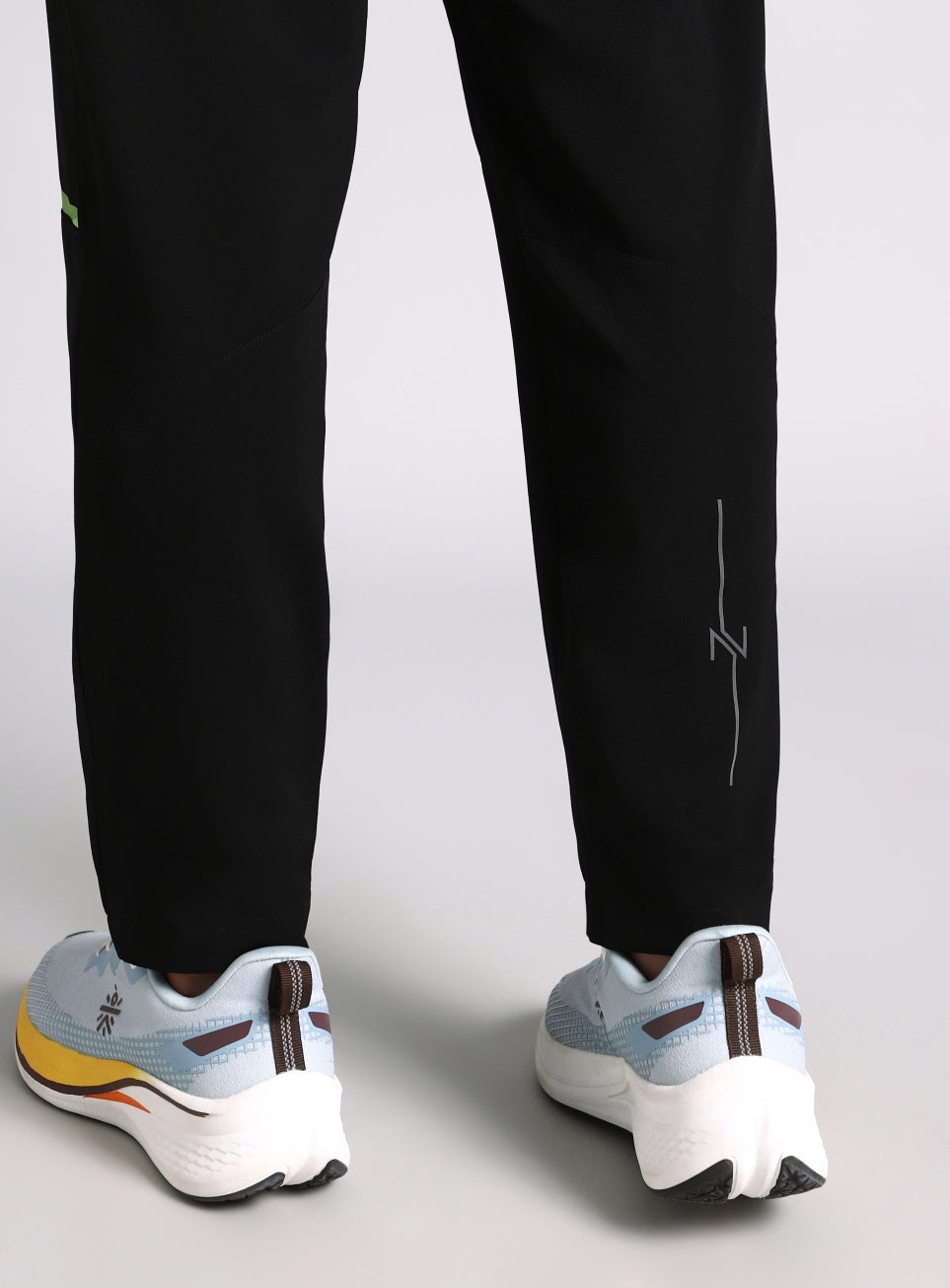 Men's Black High Impact Running Trackpants