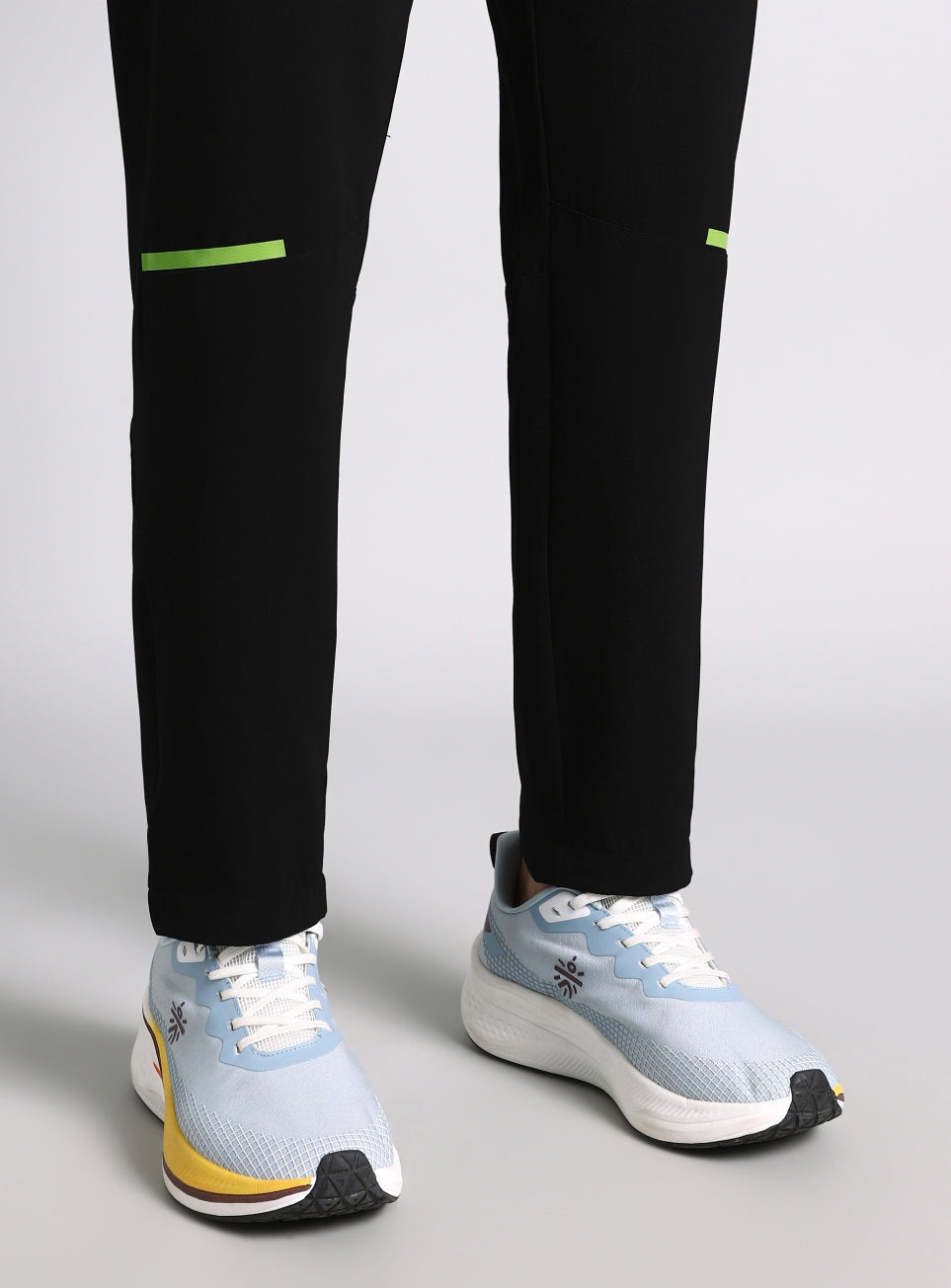 Men's Black High Impact Running Trackpants