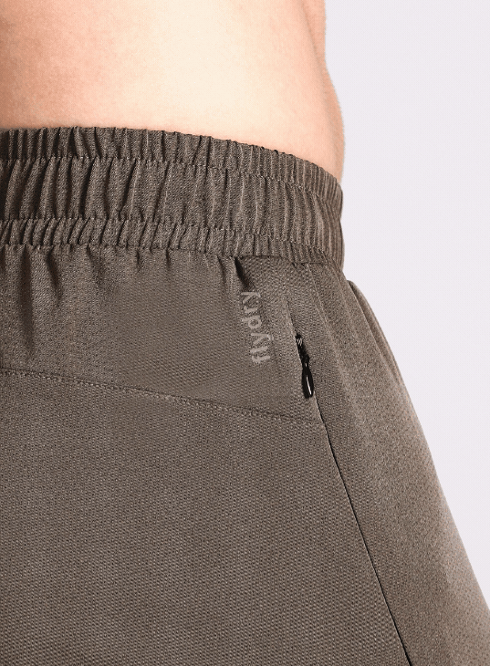 Men's Brown High Impact Running Trackpants