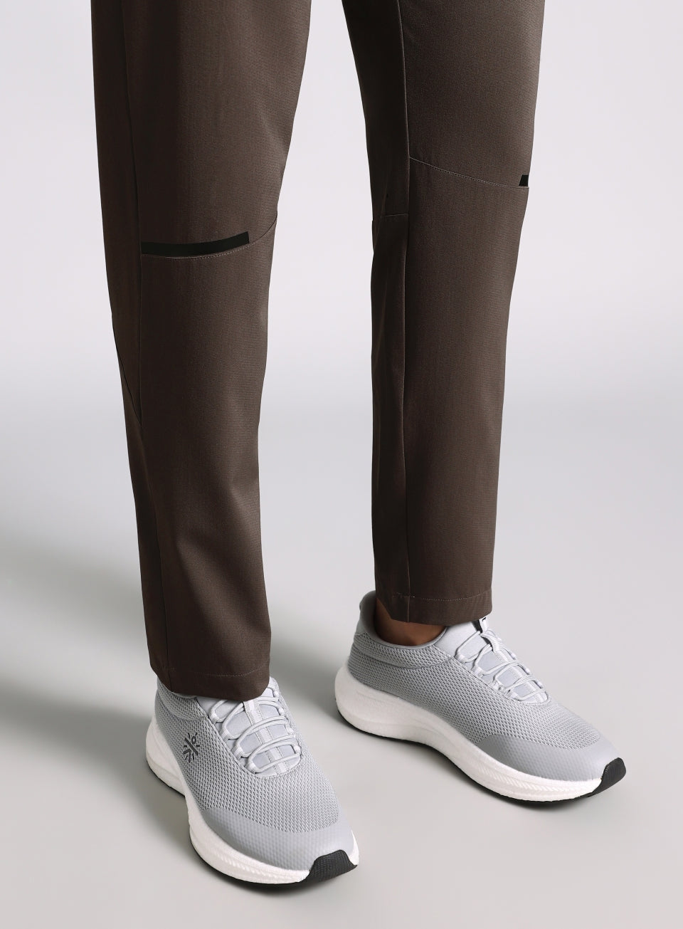 Men's Brown High Impact Running Trackpants