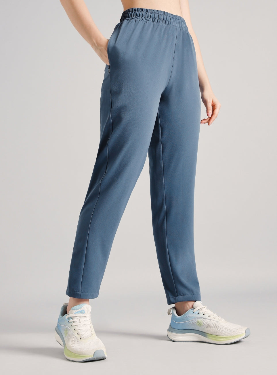 Women's Blue Pace Pro Running Trackpants