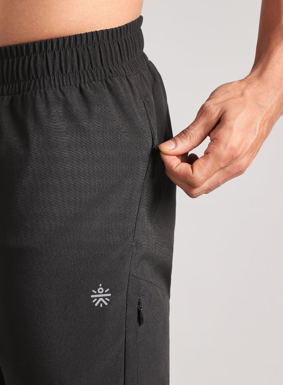 Men's Black Pro Movement Runner's Trackpants