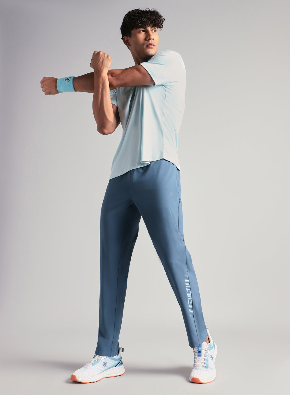 Men's Blue Pro Movement Runner's Trackpants