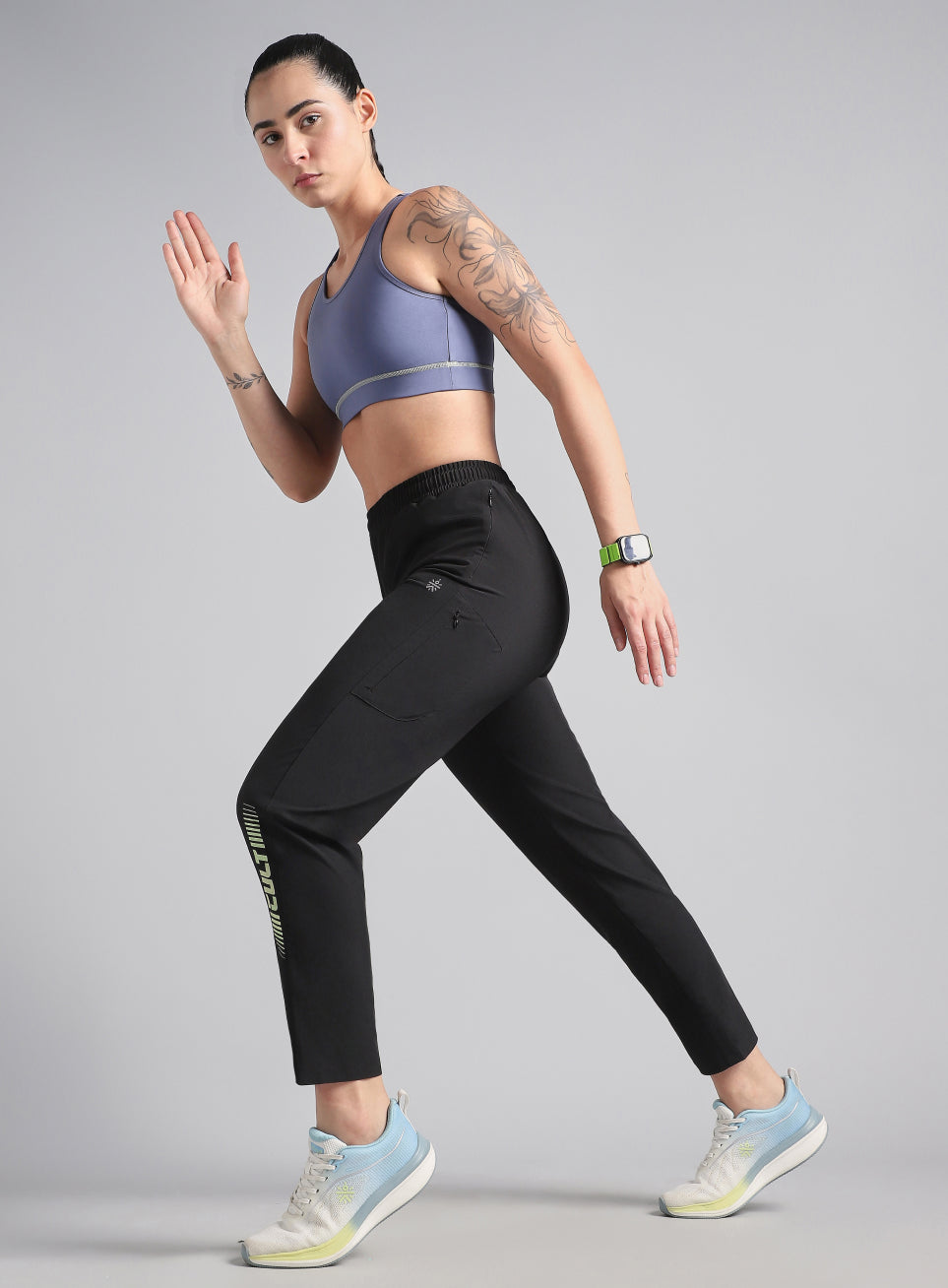 Women's Black Speed Flex Trackpant
