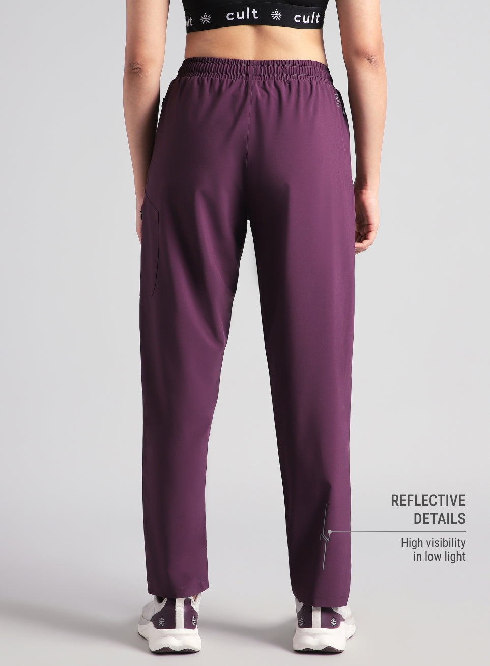 Women's Wine Speed Flex Trackpants