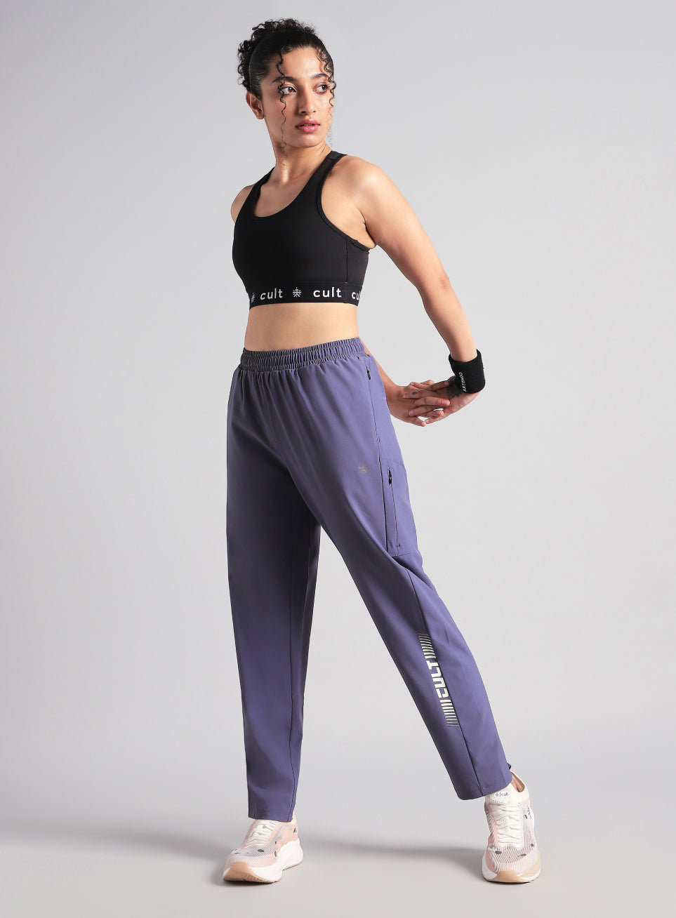 Women's Blue Speed Flex Trackpants