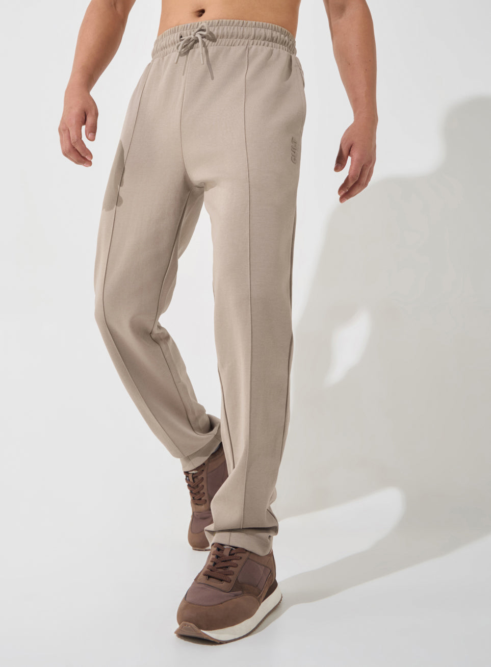 Men's Brown Ultra Luxe Tailored Trackpants