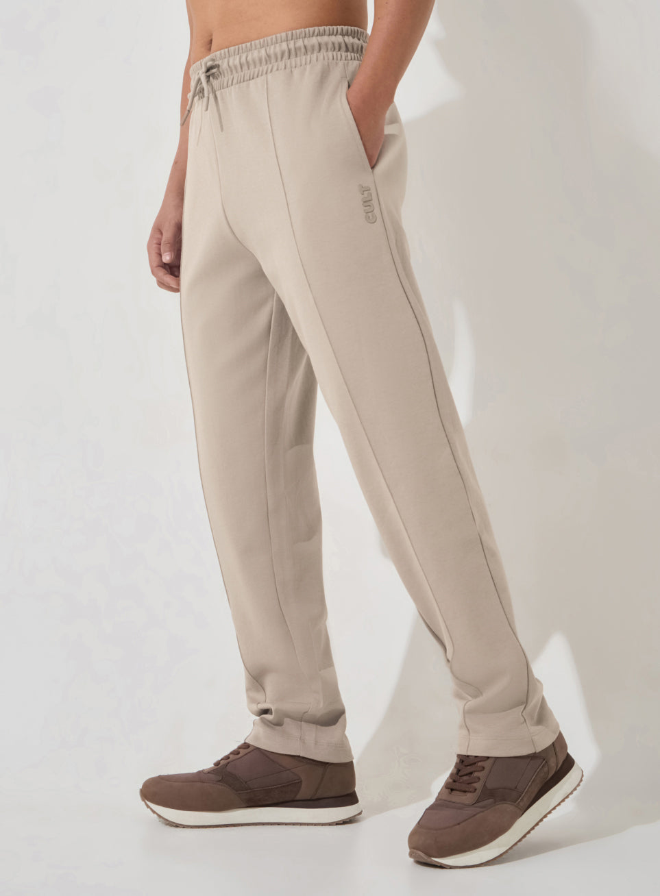 Men's Brown Ultra Luxe Tailored Trackpants