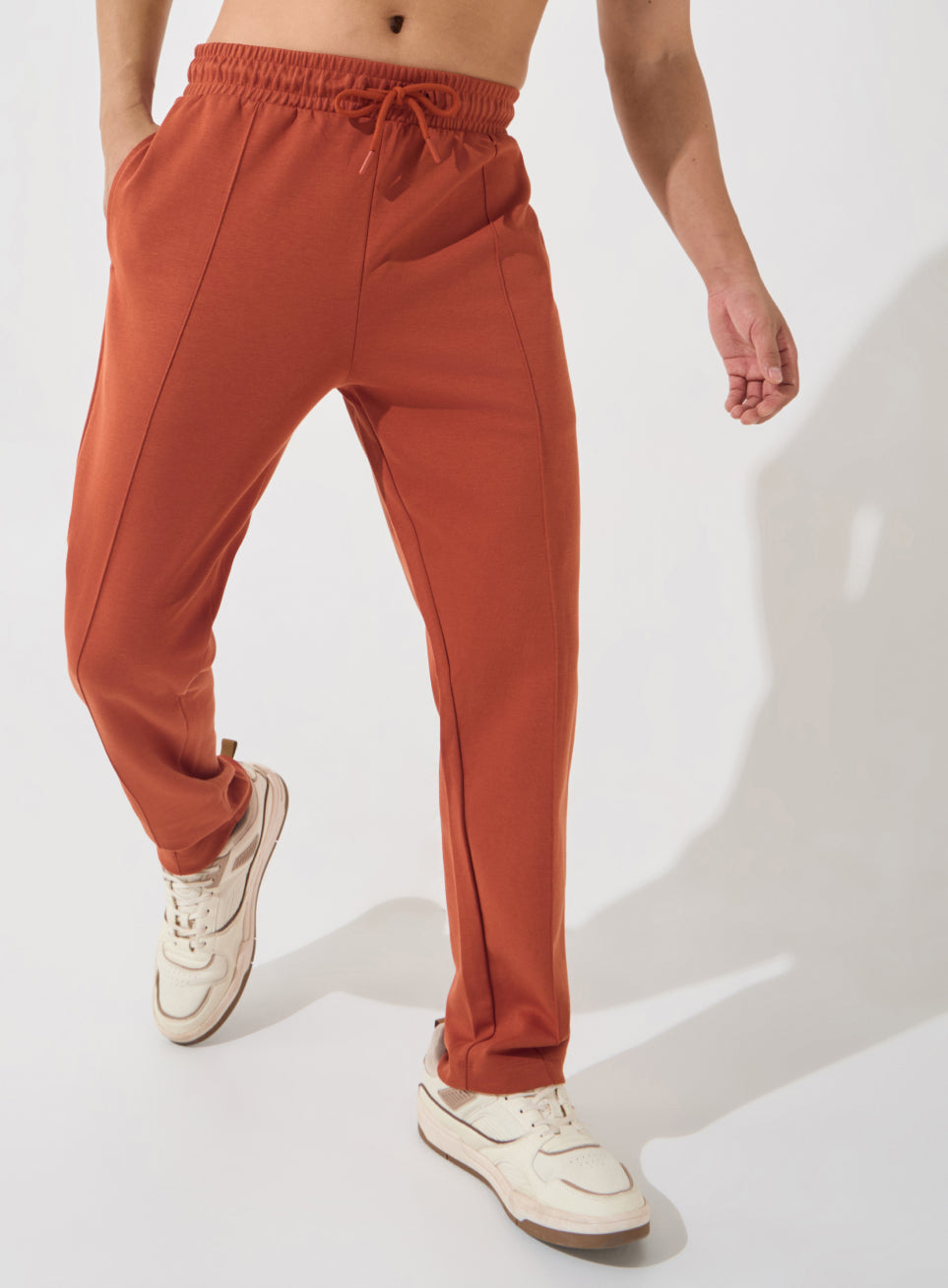 Men's Rust Ultra Luxe Tailored Trackpants