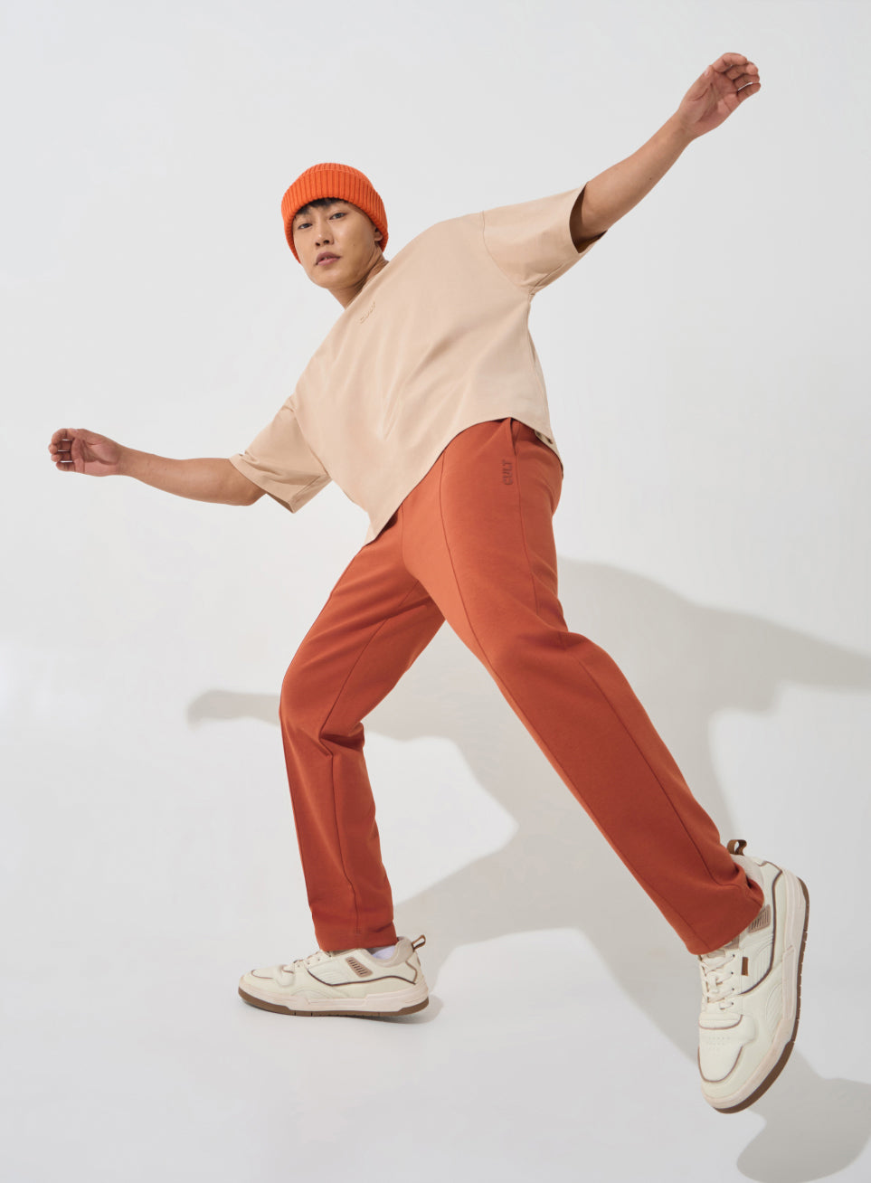 Men's Rust Ultra Luxe Tailored Trackpants