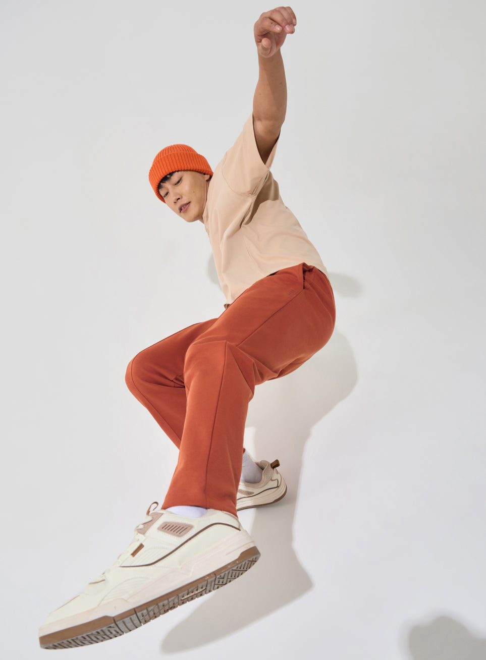 Men's Rust Ultra Luxe Tailored Trackpants