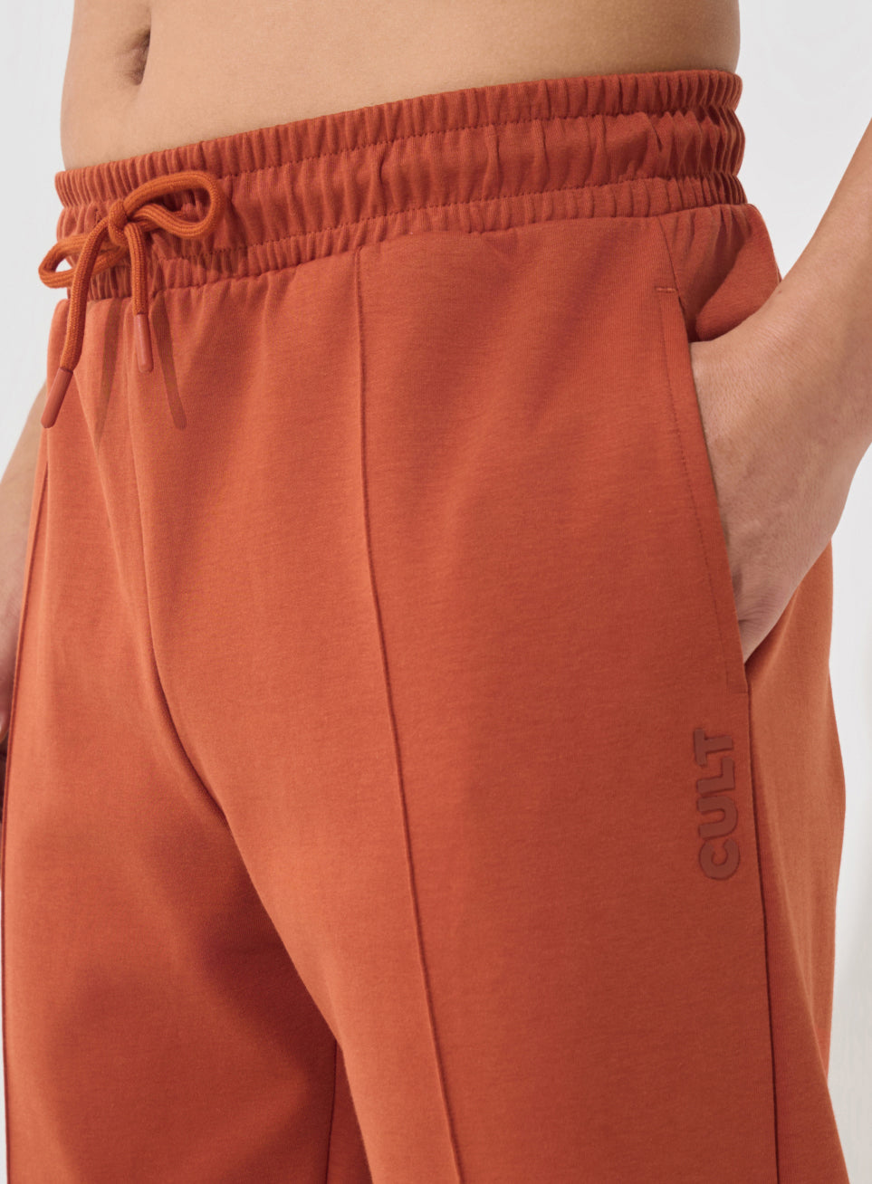 Men's Rust Ultra Luxe Tailored Trackpants