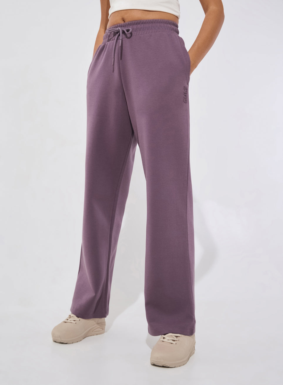 Women's Wine Ultra Luxe Classic Trackpants