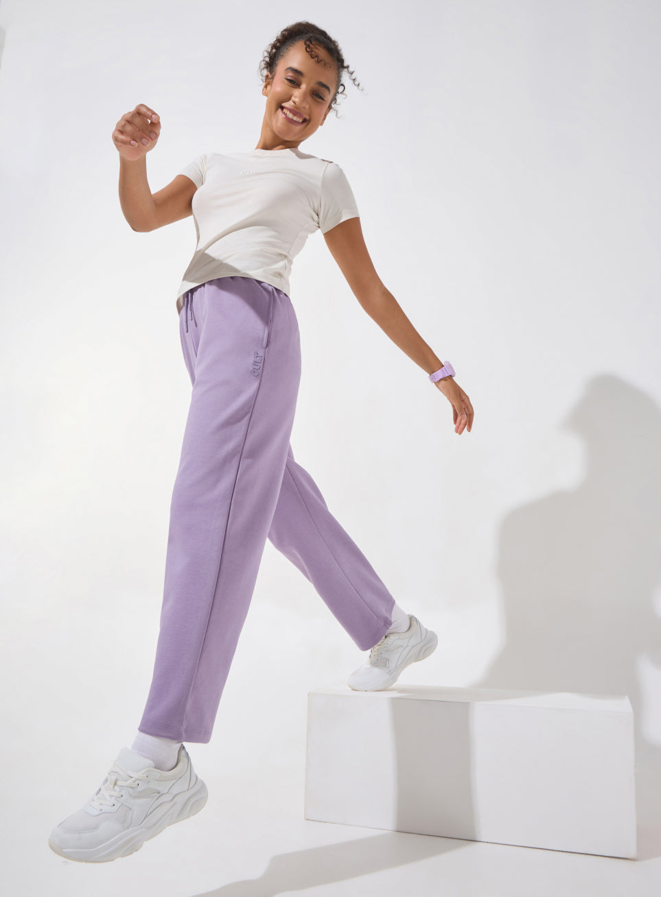 Women's Purple Ultra Luxe Classic Trackpants