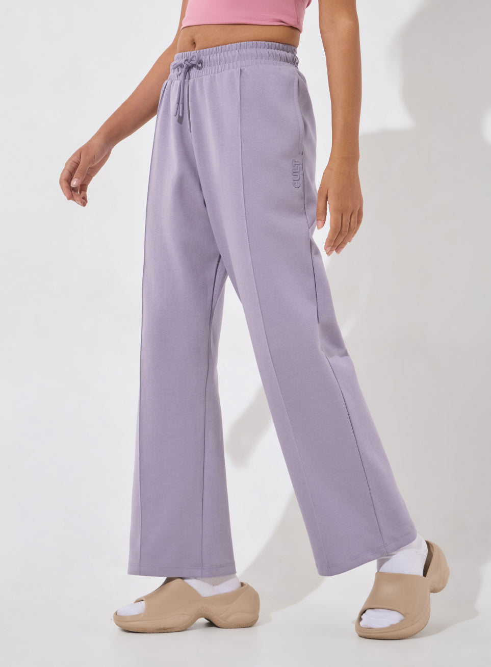 Women's Purple Ultra Luxe Tailored Trackpants