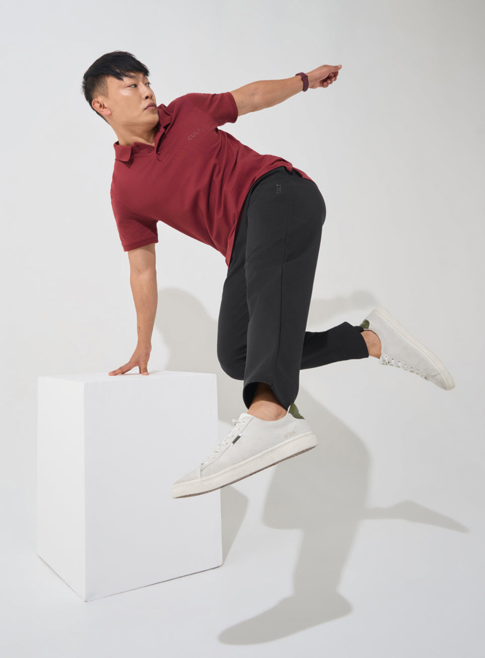 Men's Black Ultra Luxe Classic Trackpants