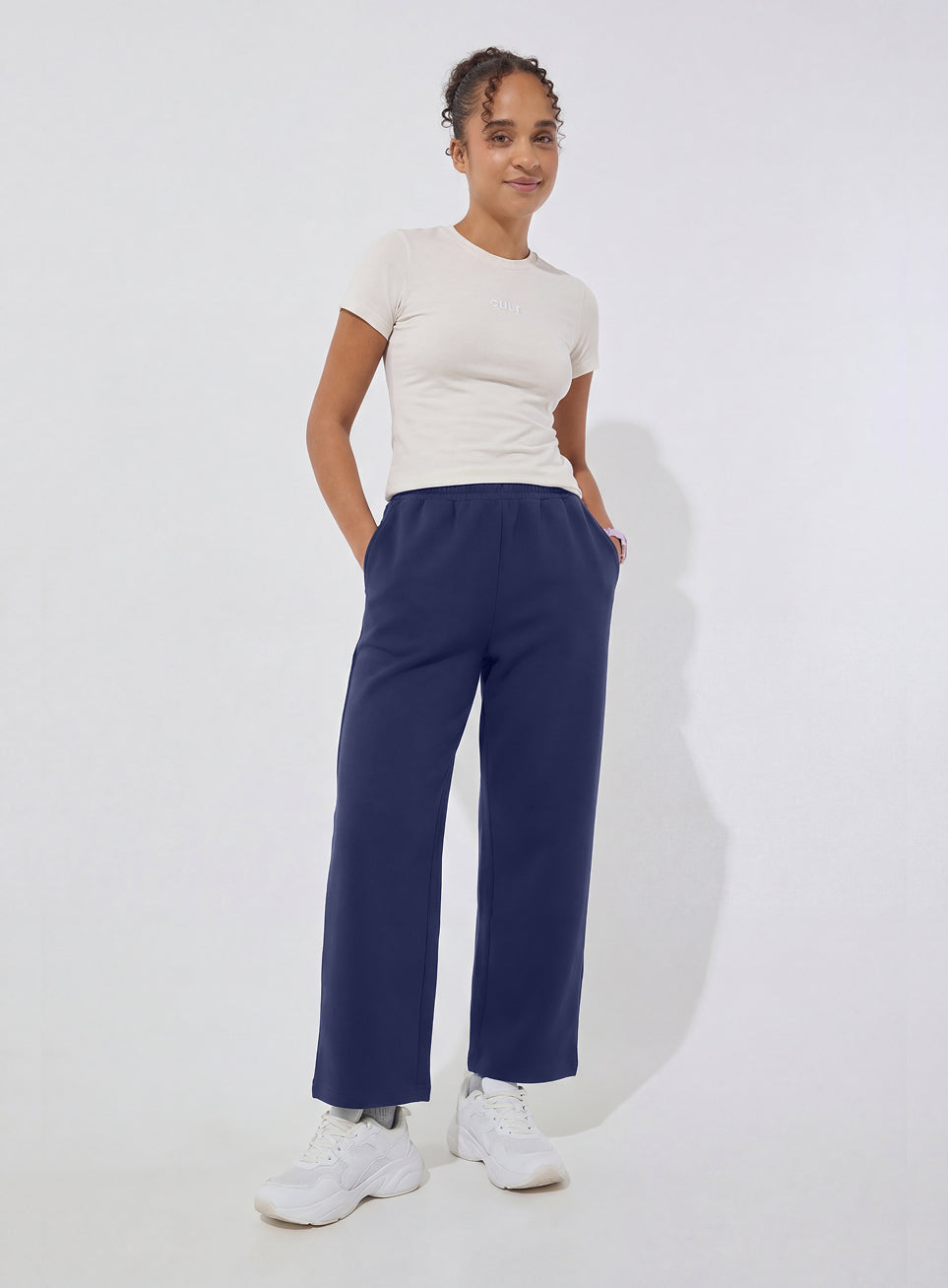 Women's Navy Ultra Luxe Classic Trackpants