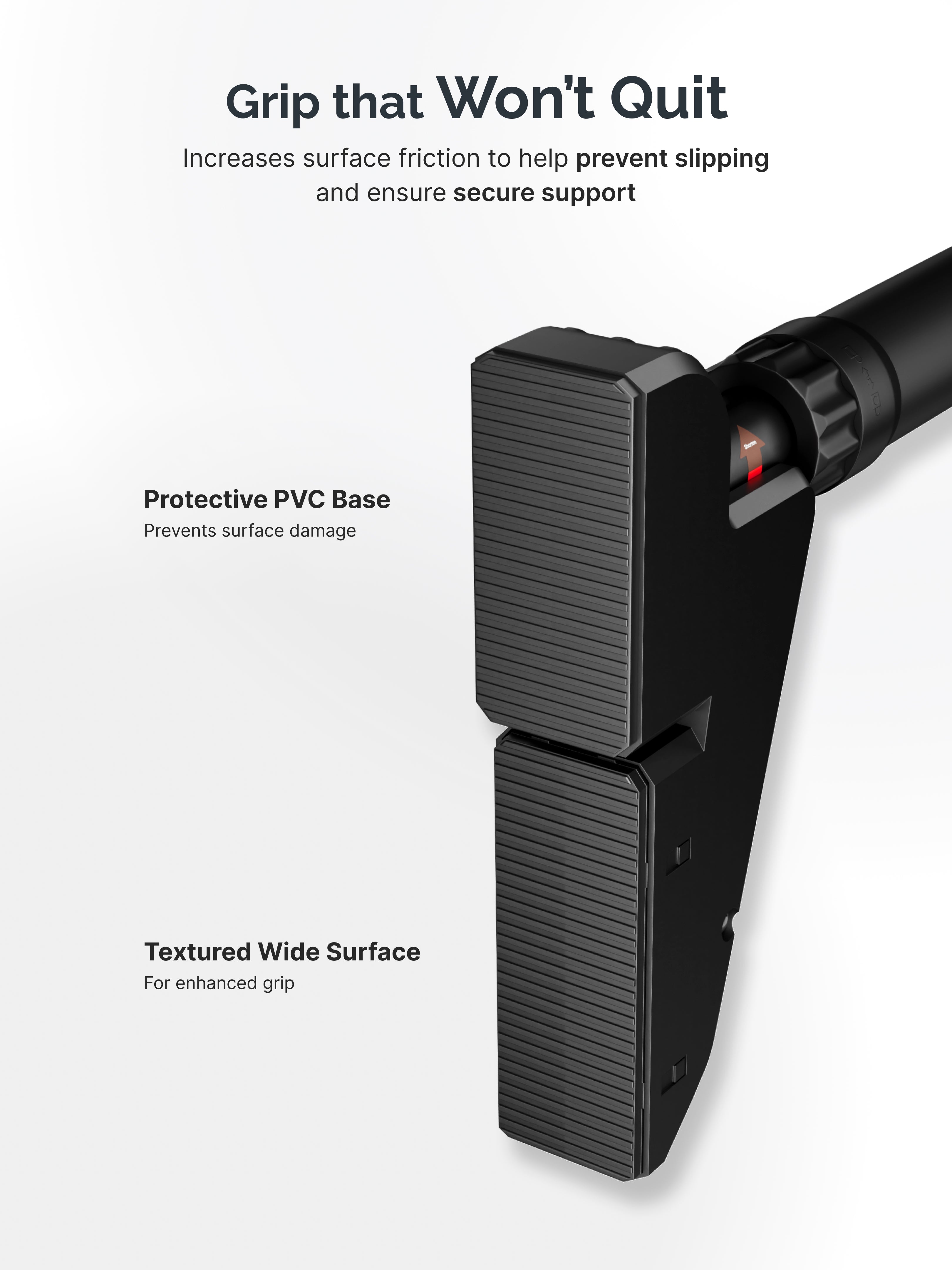 Cult Adjustable Pull-Up Bar for Doorway | Heavy-Duty Steel | Multi-Grip Home Gym Bar for Pull Ups, Chin Ups & Core Workout | Size - 76-110cm