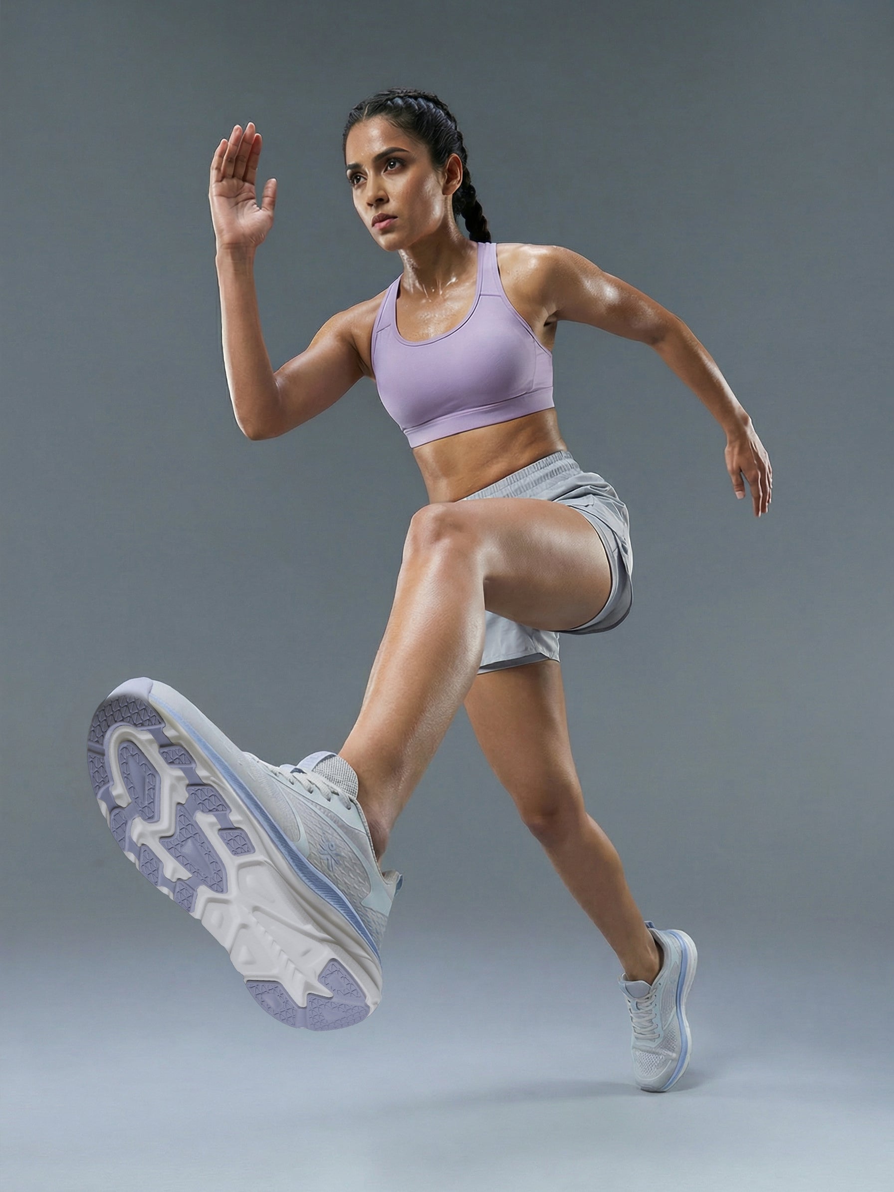 cult Women's CloudRise Running Shoes - Ice Blue
