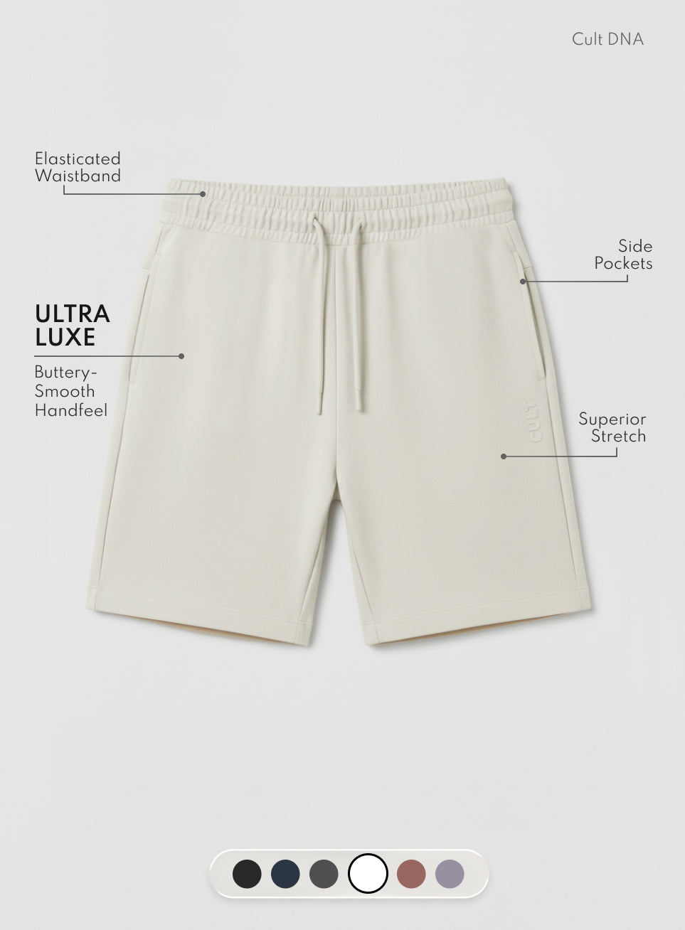Men's Off-White Ultra Luxe Classic Shorts