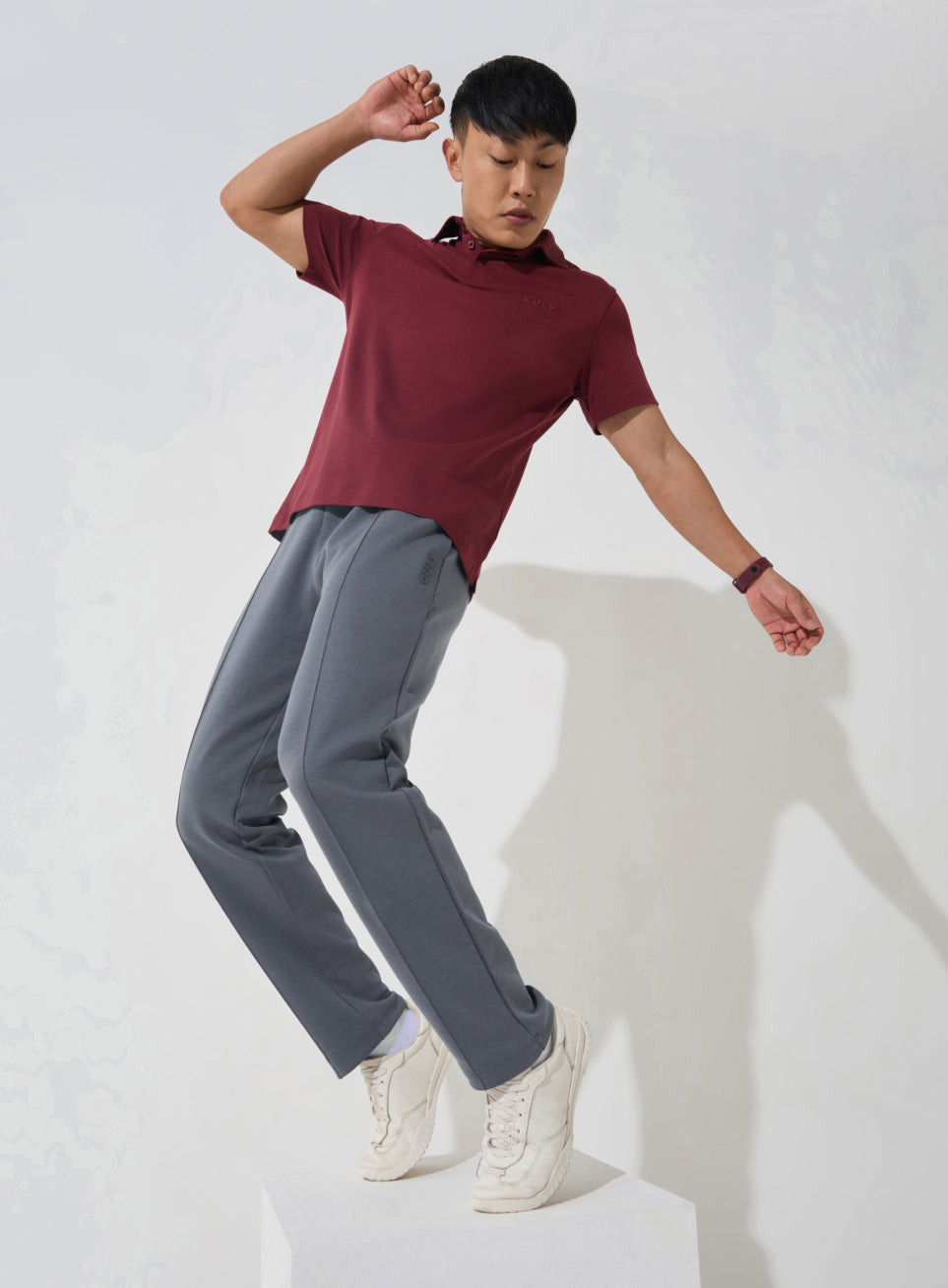 Men's Dark Grey Ultra Luxe Tailored Trackpants