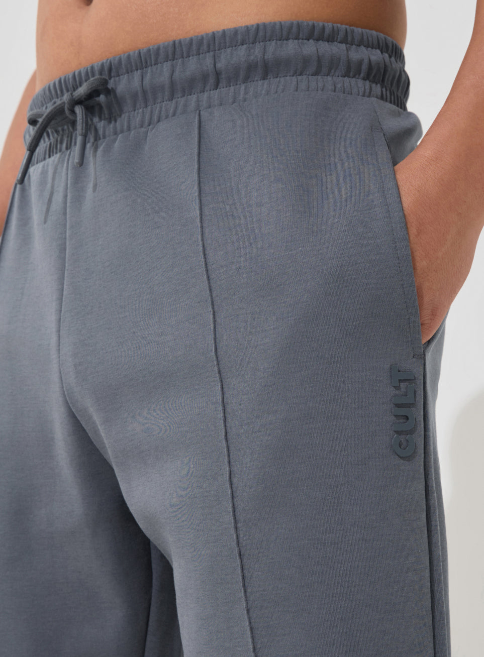 Men's Dark Grey Ultra Luxe Tailored Trackpants