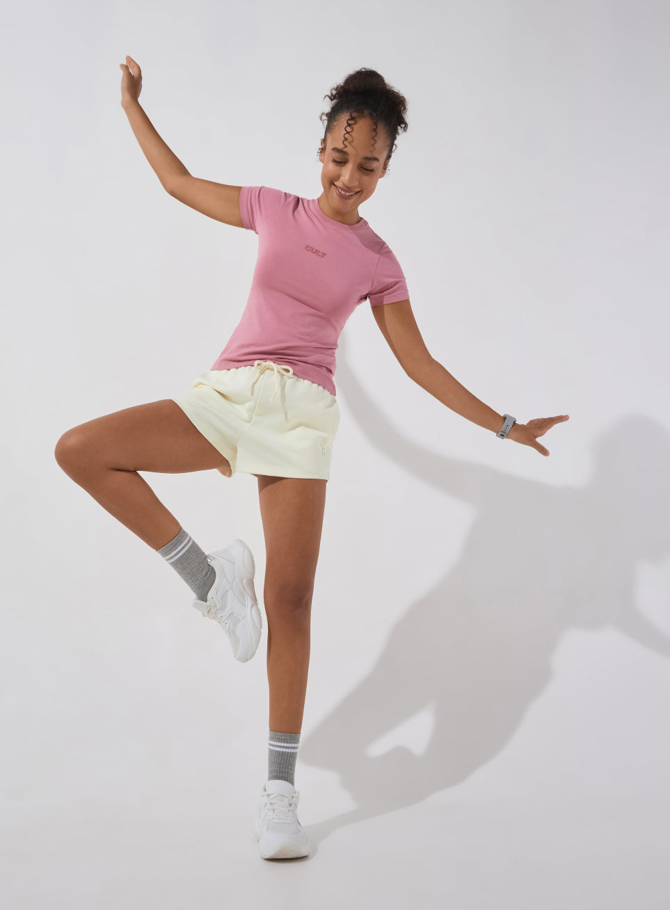 Women's White Ultra Luxe Classic Shorts