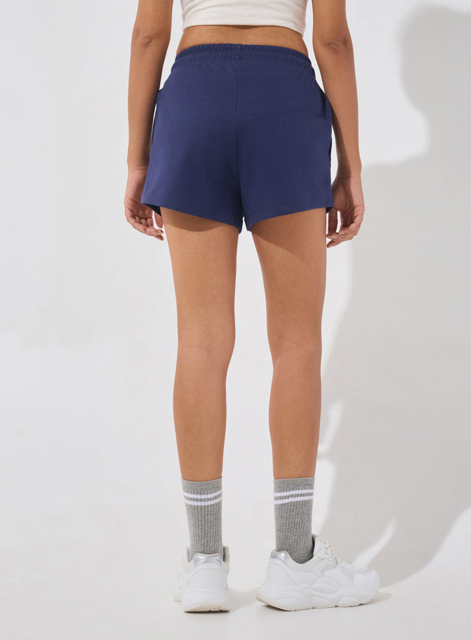 Women's Navy Ultra Luxe Classic Shorts