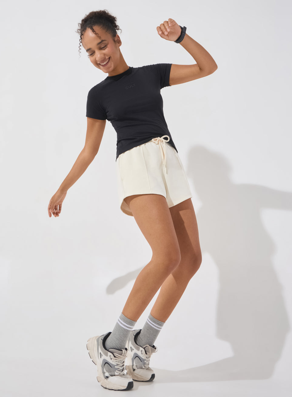 Women's Off-White Ultra Luxe Tailored Shorts